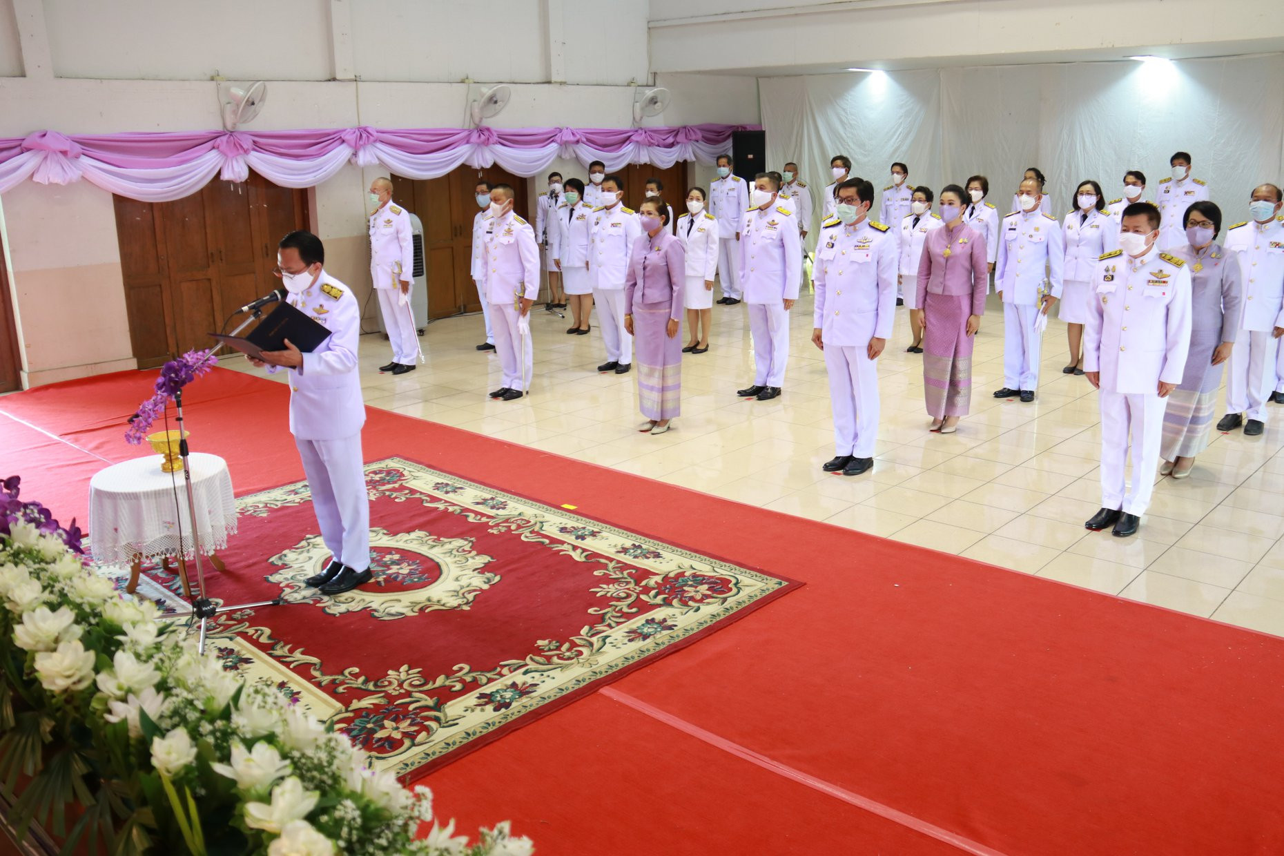 จังหวัดลำพูน จัดพิธีลงนามถวายพระพรชัยมงคล สมเด็จพระนางเจ้าฯ พระบรมราชินี เนื่องในโอกาสวันเฉลิมพระชนมพรรษา 3 มิถุนายน 2563