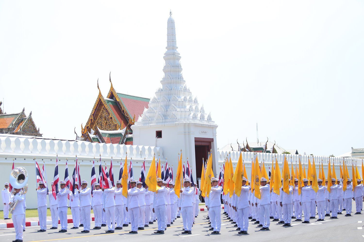 ประมวลภาพการจัดพิธีถวายพระพรชัยมงคล และการดำเนินการเกี่ยวกับพระราชพิธีบรมราชาภิเษก พุทธศักราช ๒๕๖๒ ในส่วนภูมิภาค ของจังหวัดลำพูน