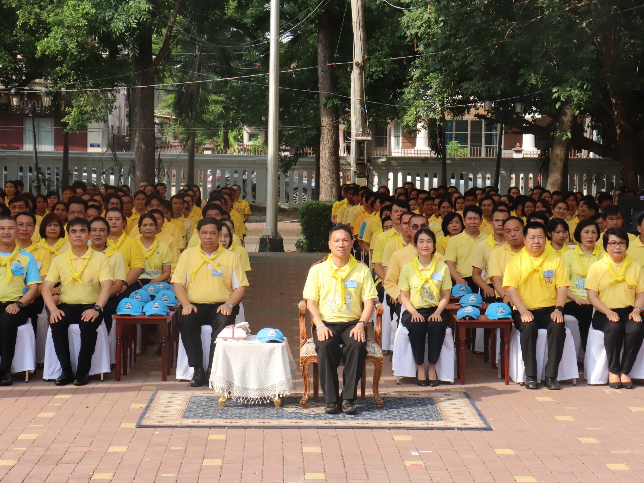 ประมวลภาพการจัดพิธีถวายพระพรชัยมงคล และการดำเนินการเกี่ยวกับพระราชพิธีบรมราชาภิเษก พุทธศักราช ๒๕๖๒ ในส่วนภูมิภาค ของจังหวัดลำพูน