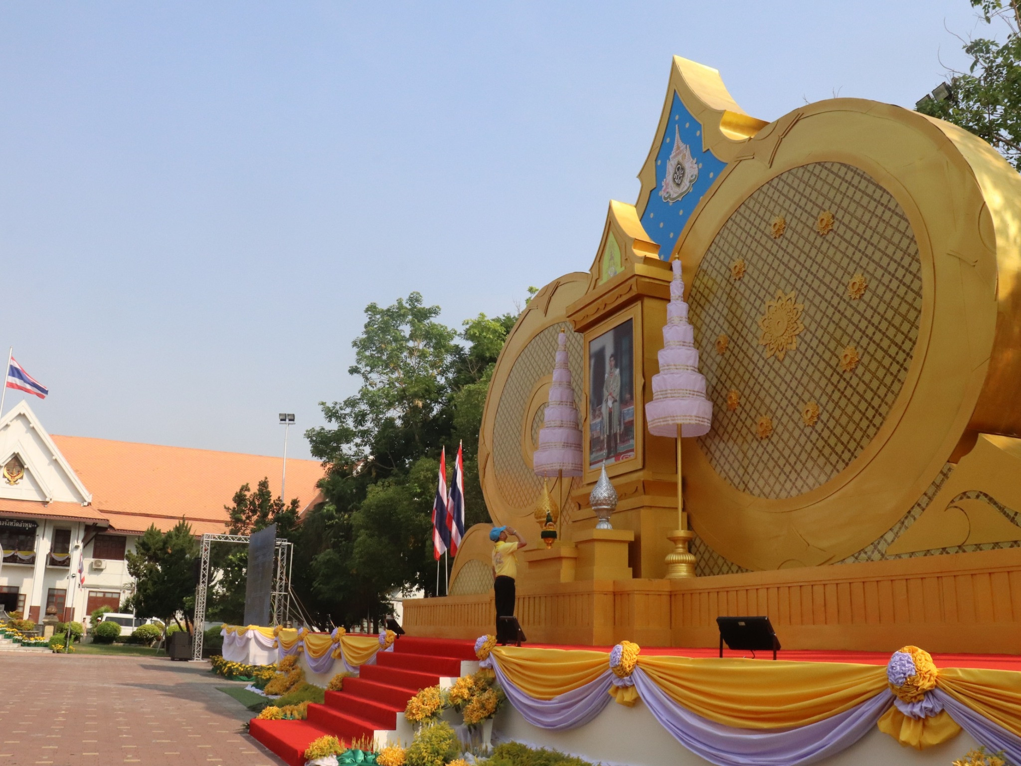 ประมวลภาพการจัดพิธีถวายพระพรชัยมงคล และการดำเนินการเกี่ยวกับพระราชพิธีบรมราชาภิเษก พุทธศักราช ๒๕๖๒ ในส่วนภูมิภาค ของจังหวัดลำพูน