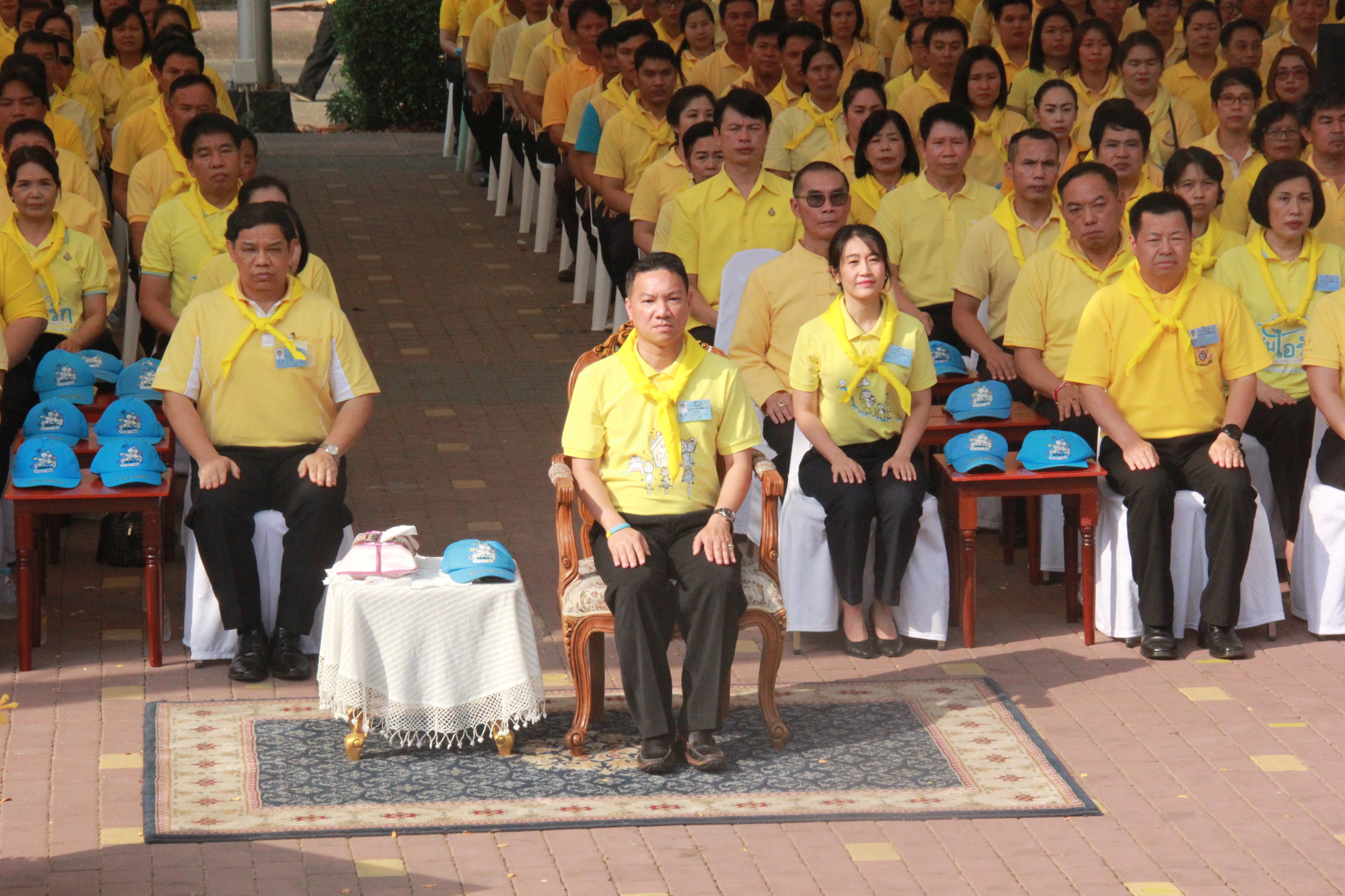 ประมวลภาพการจัดพิธีถวายพระพรชัยมงคล และการดำเนินการเกี่ยวกับพระราชพิธีบรมราชาภิเษก พุทธศักราช ๒๕๖๒ ในส่วนภูมิภาค ของจังหวัดลำพูน