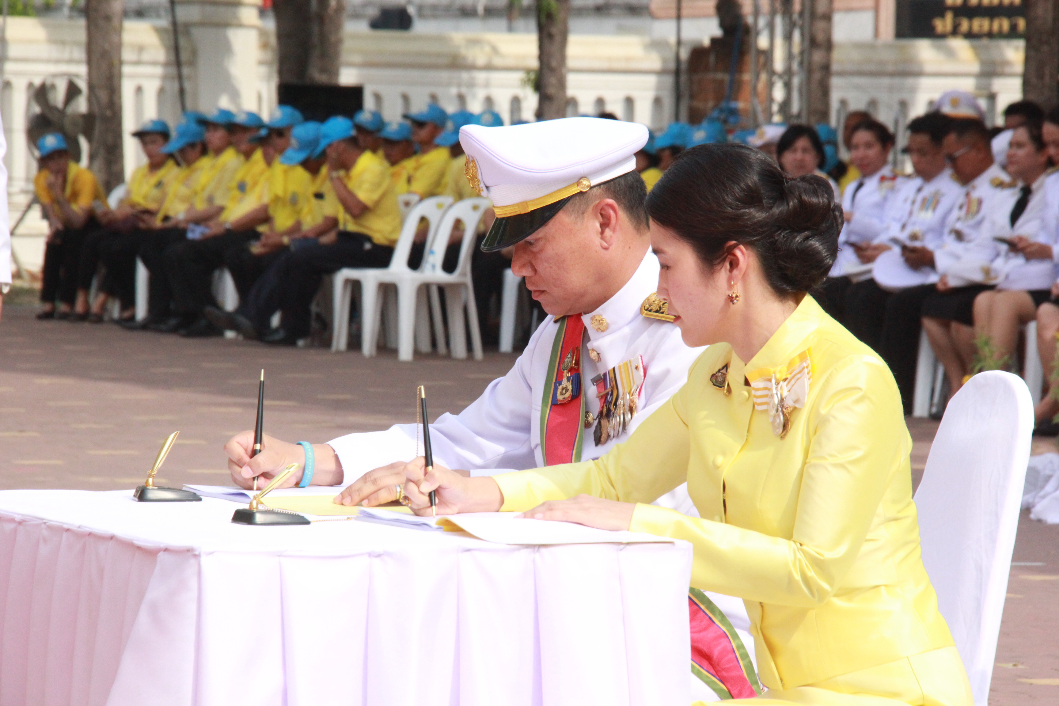 ประมวลภาพการจัดพิธีถวายพระพรชัยมงคล และการดำเนินการเกี่ยวกับพระราชพิธีบรมราชาภิเษก พุทธศักราช ๒๕๖๒ ในส่วนภูมิภาค ของจังหวัดลำพูน