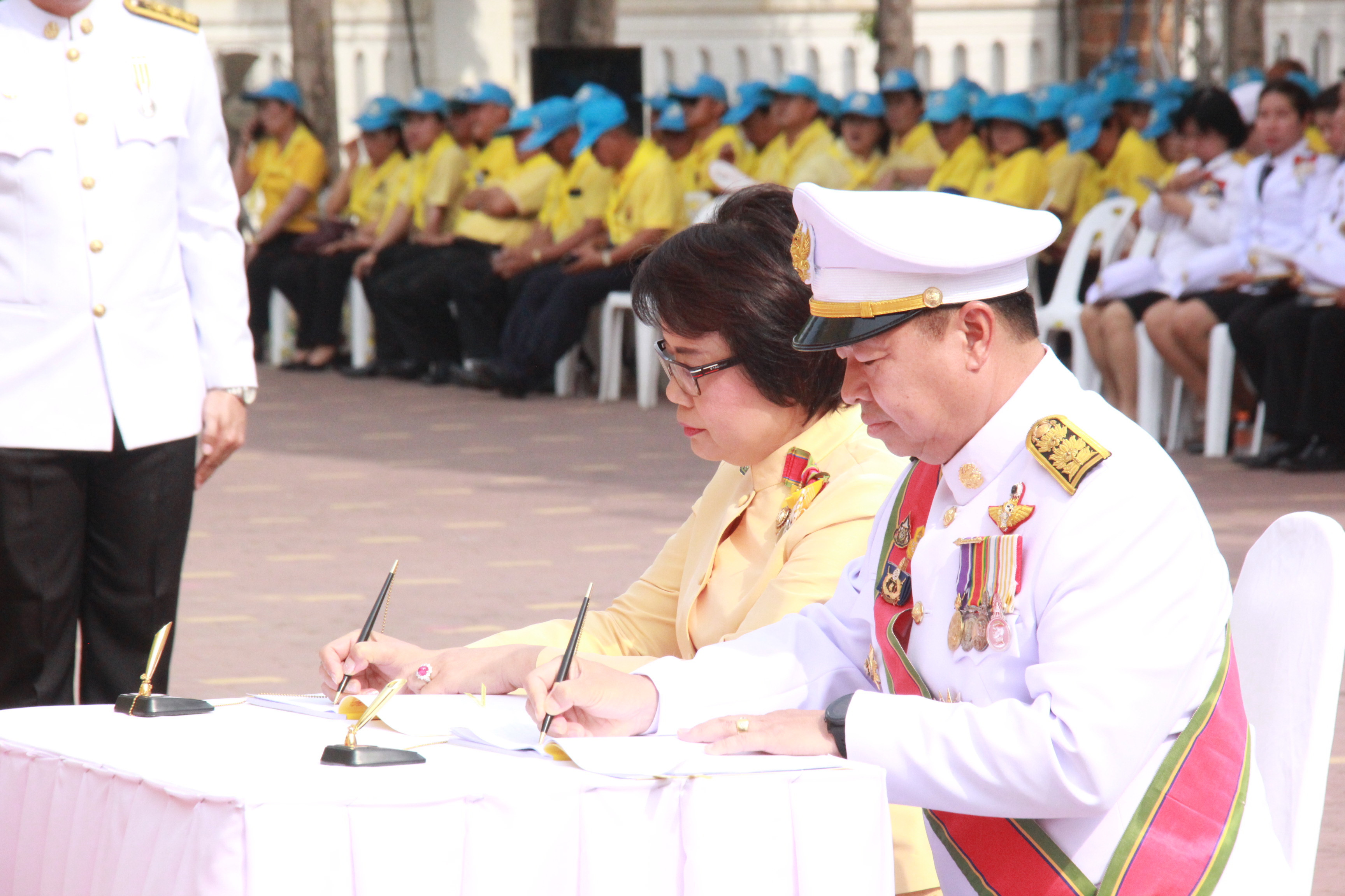 ประมวลภาพการจัดพิธีถวายพระพรชัยมงคล และการดำเนินการเกี่ยวกับพระราชพิธีบรมราชาภิเษก พุทธศักราช ๒๕๖๒ ในส่วนภูมิภาค ของจังหวัดลำพูน