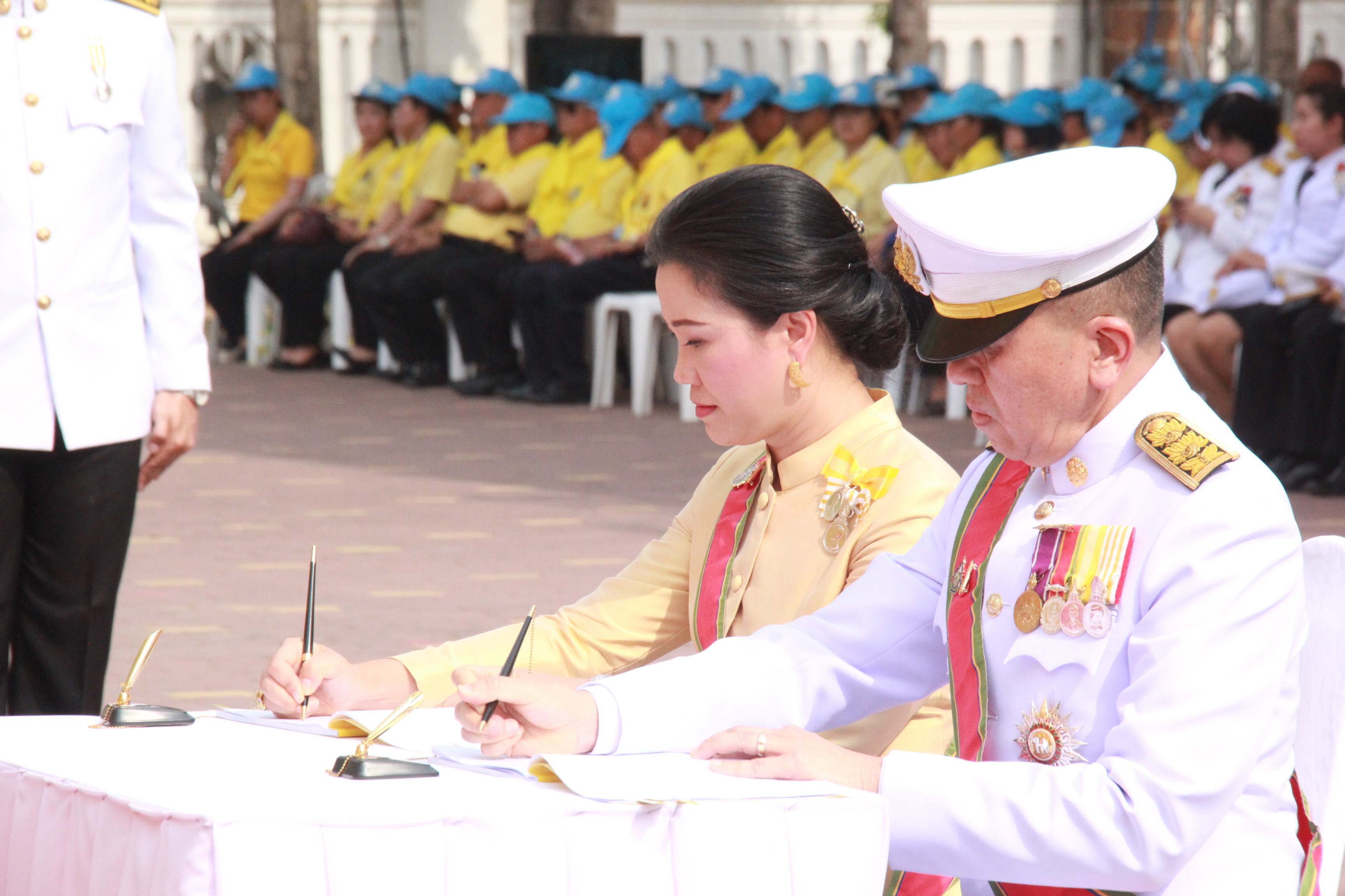 ประมวลภาพการจัดพิธีถวายพระพรชัยมงคล และการดำเนินการเกี่ยวกับพระราชพิธีบรมราชาภิเษก พุทธศักราช ๒๕๖๒ ในส่วนภูมิภาค ของจังหวัดลำพูน