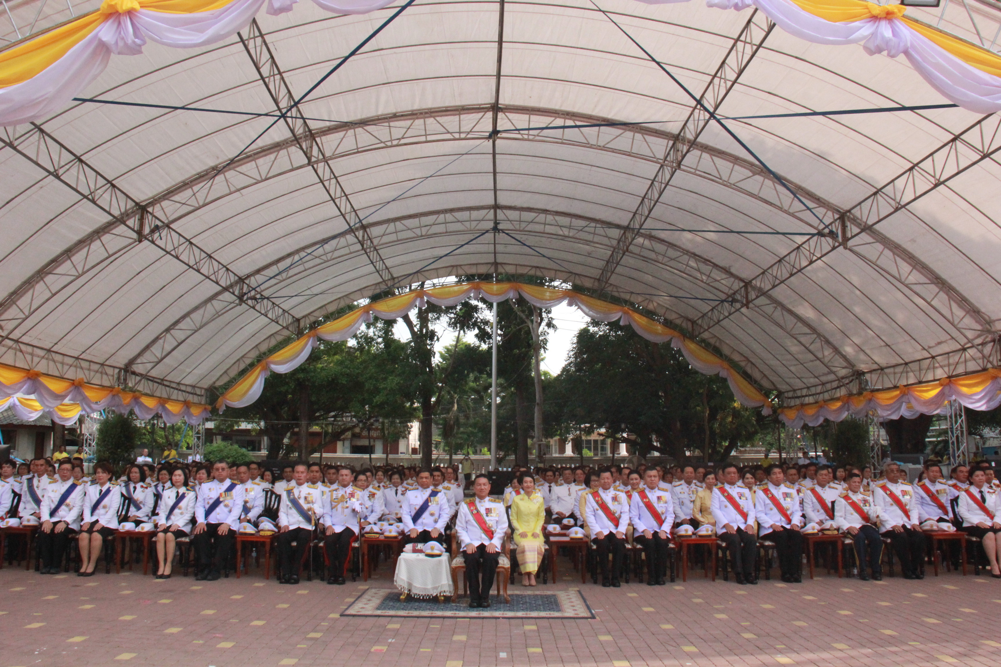 ประมวลภาพการจัดพิธีถวายพระพรชัยมงคล และการดำเนินการเกี่ยวกับพระราชพิธีบรมราชาภิเษก พุทธศักราช ๒๕๖๒ ในส่วนภูมิภาค ของจังหวัดลำพูน