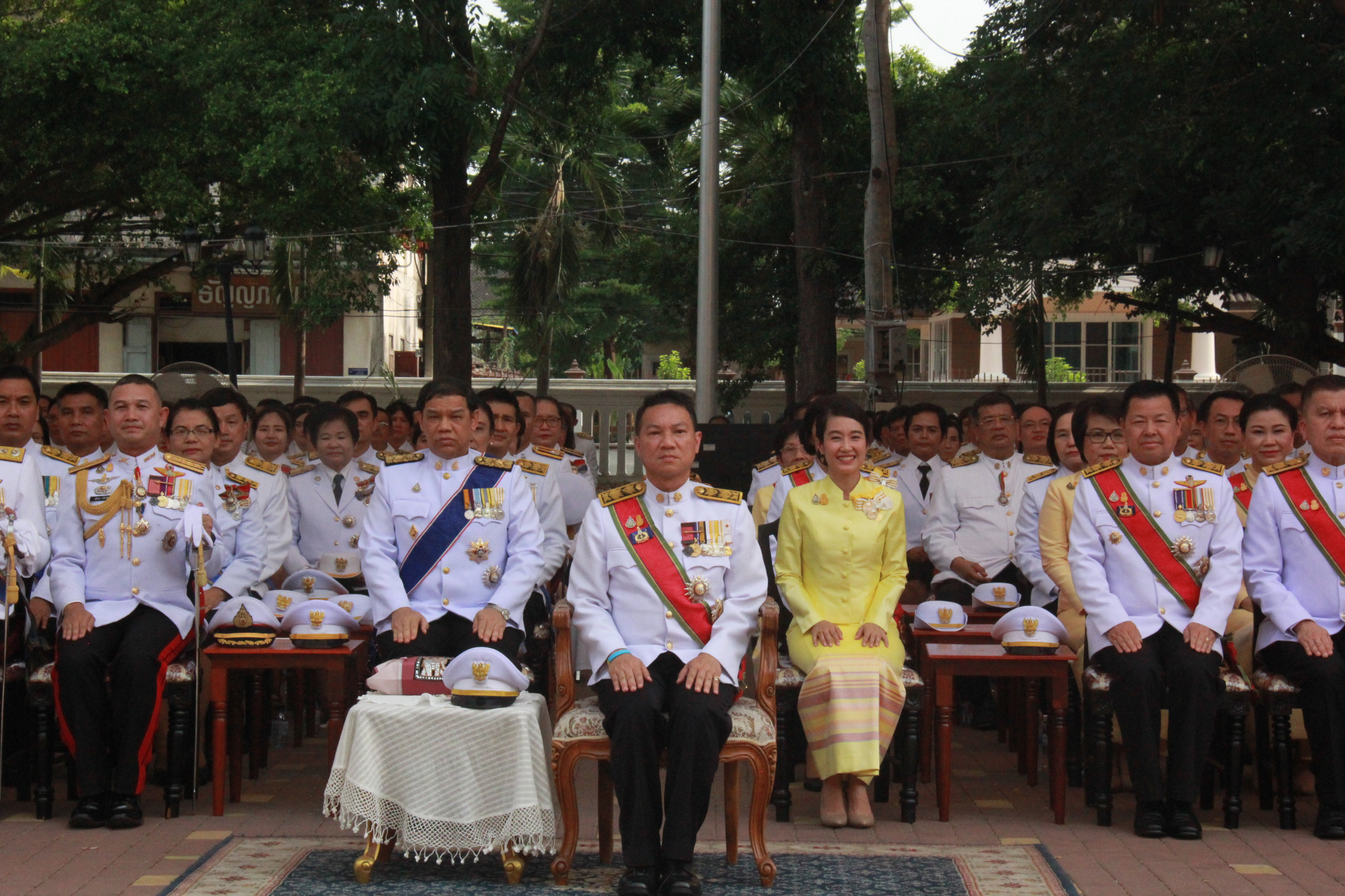 ประมวลภาพการจัดพิธีถวายพระพรชัยมงคล และการดำเนินการเกี่ยวกับพระราชพิธีบรมราชาภิเษก พุทธศักราช ๒๕๖๒ ในส่วนภูมิภาค ของจังหวัดลำพูน